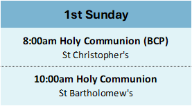 1st Sunday Services