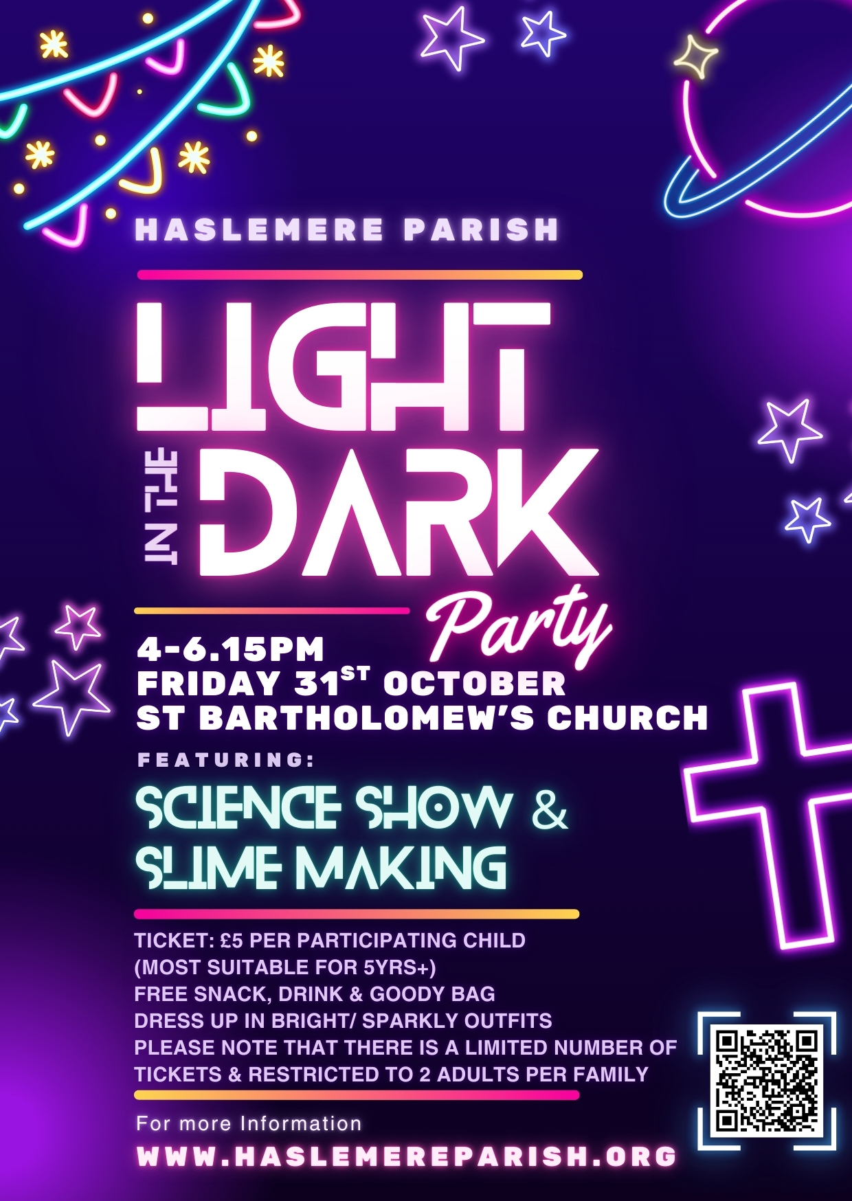 Light party 25 poster